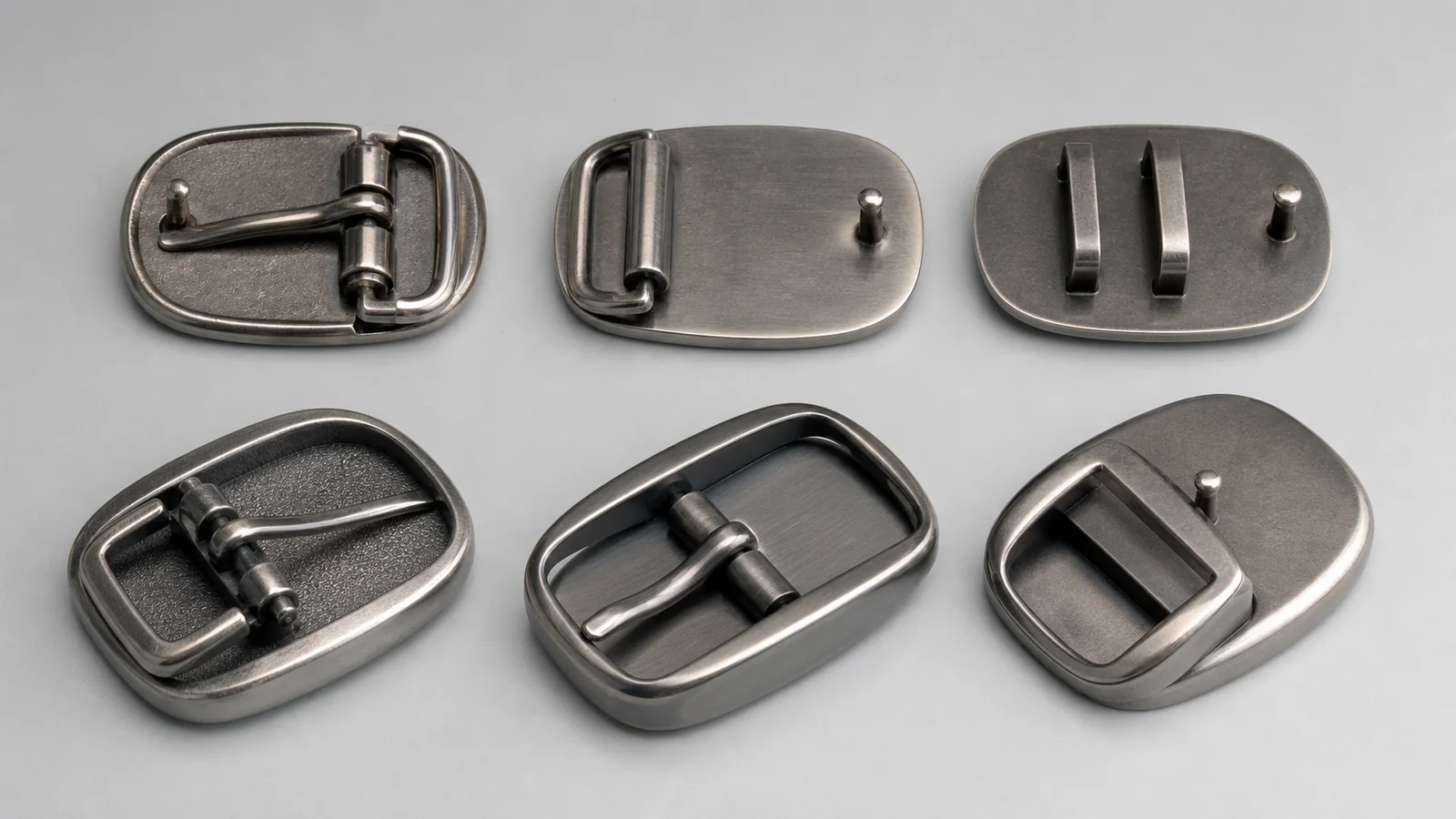 Functional attachment options for custom 3D belt buckles