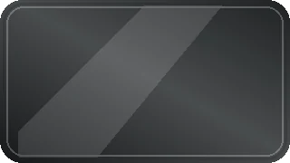 Black nickel metal finish swatch with dark reflective highlights