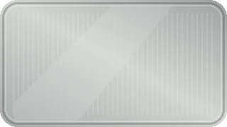 Brushed nickel metal finish swatch with directional line texture