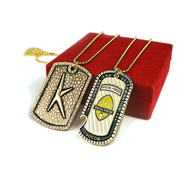 Custom military metal items