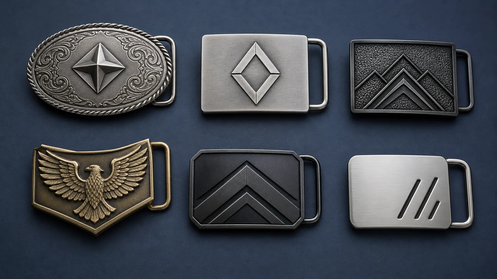 Custom belt buckle types for brands, awards, events and retail programs