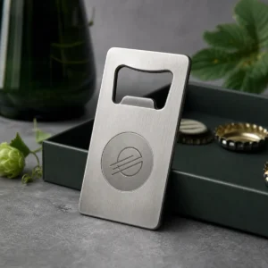 Custom magnetic beer bottle opener