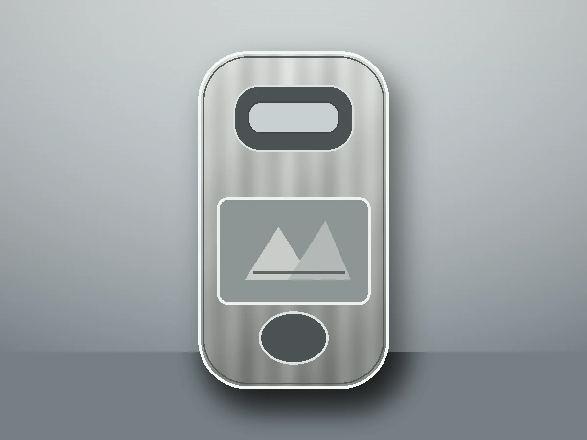 Raised logo method on a custom metal bottle opener