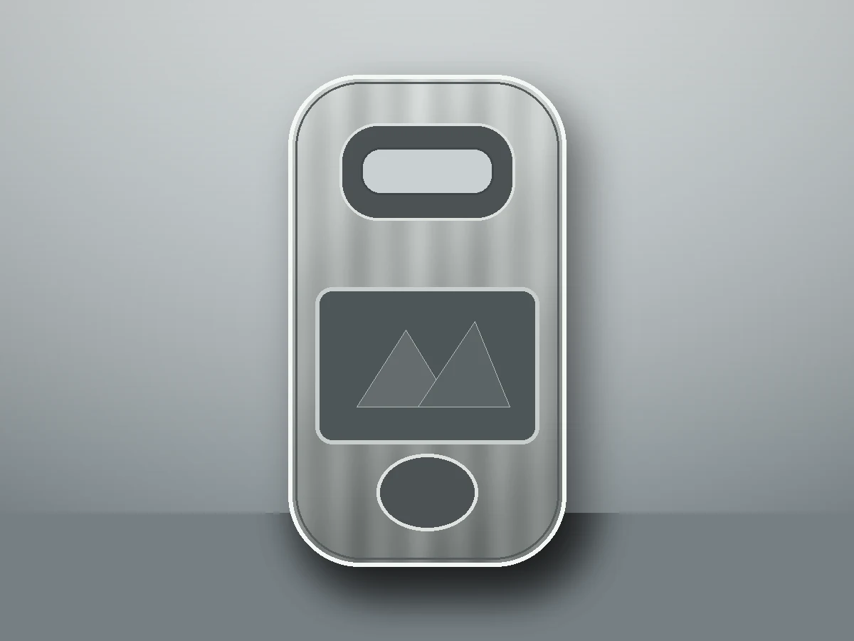 Recessed logo method on a custom metal bottle opener